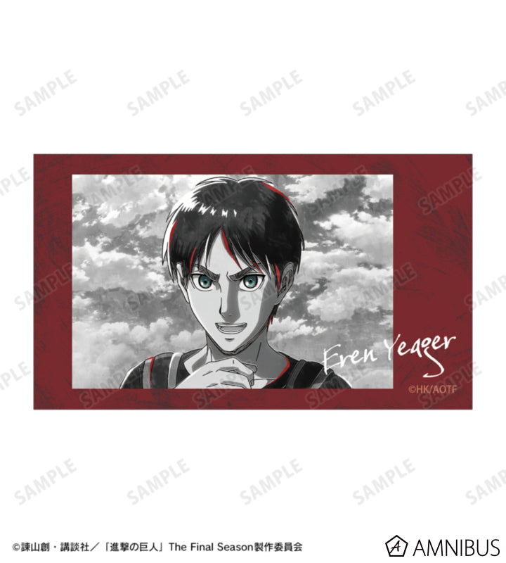 Attack on Titan Ani-Art BLACK LABEL Vol. 3 - Two-Piece Ani-Frame Card Sets Eren Yeager, official product view 3
