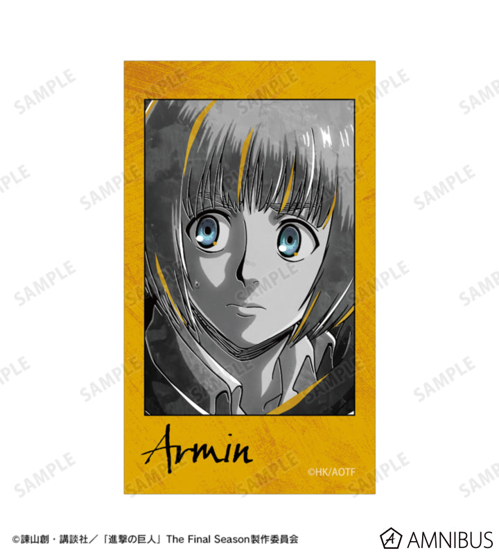 Attack on Titan Ani-Art BLACK LABEL Vol. 3 - Two-Piece Ani-Frame Card Sets Armin Arlert, official product view 2