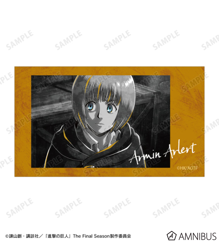 Attack on Titan Ani-Art BLACK LABEL Vol. 3 - Two-Piece Ani-Frame Card Sets Armin Arlert, official product view 3