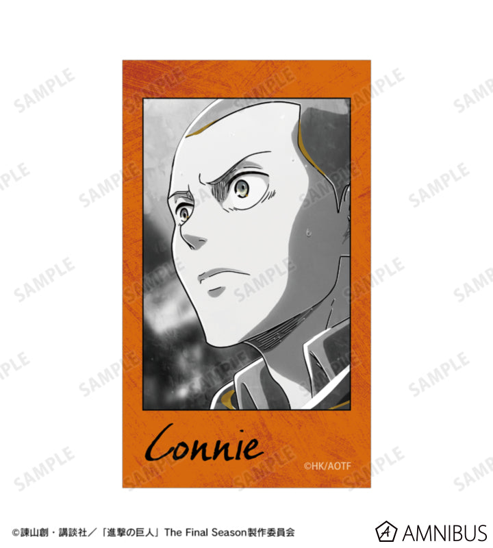 Attack on Titan Ani-Art BLACK LABEL Vol. 3 - Two-Piece Ani-Frame Card Sets Connie Springer, official product view 2