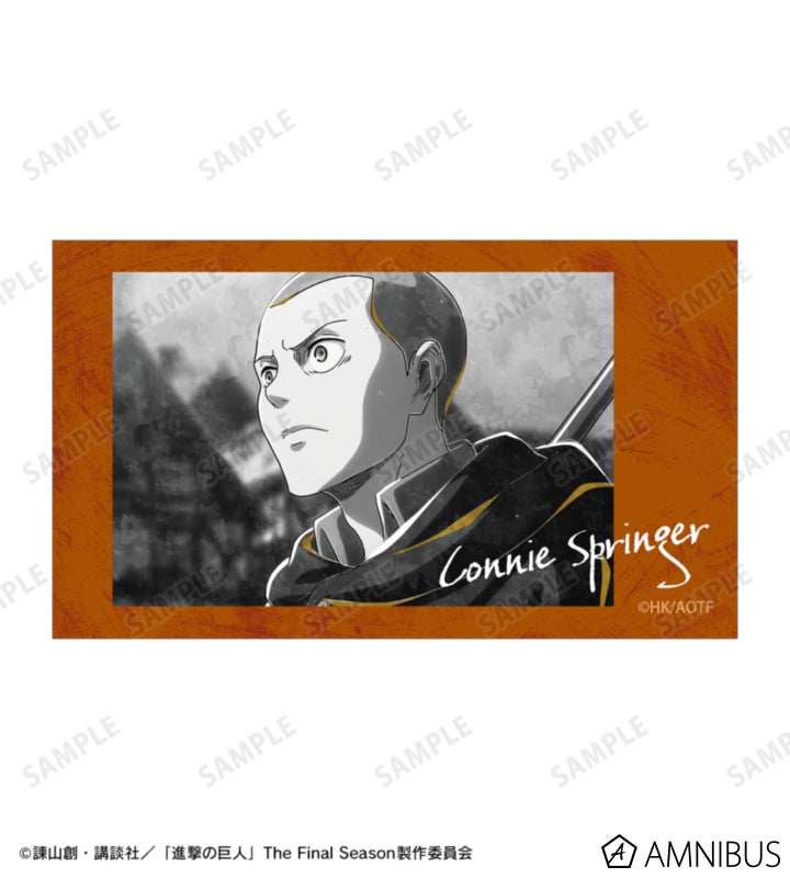 Attack on Titan Ani-Art BLACK LABEL Vol. 3 - Two-Piece Ani-Frame Card Sets Connie Springer, official product view 3