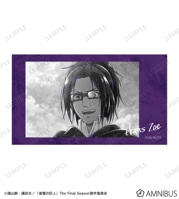 Attack on Titan Ani-Art BLACK LABEL Vol. 3 - Two-Piece Ani-Frame Card Sets Hange Zoe, official product view 3