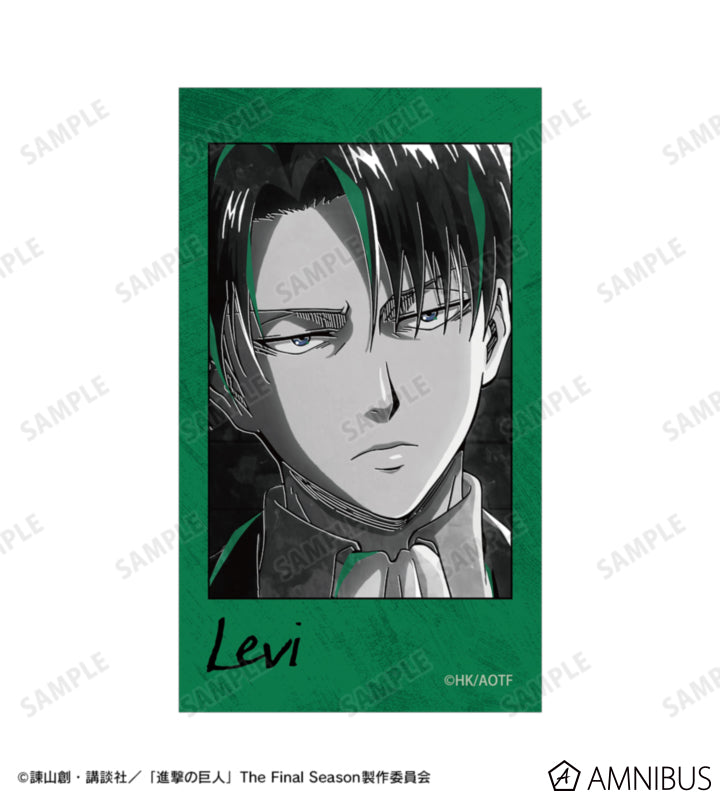 Attack on Titan Ani-Art BLACK LABEL Vol. 3 - Two-Piece Ani-Frame Card Sets Levi Ackerman, official product view 2