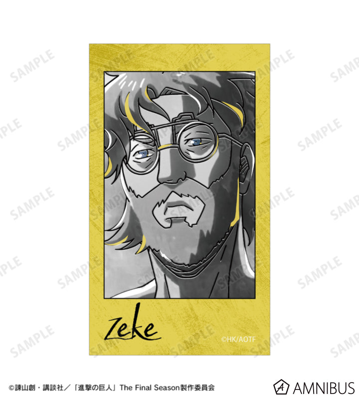 Attack on Titan Ani-Art BLACK LABEL Vol. 3 - Two-Piece Ani-Frame Card Sets Zeke Yeager, official product view 2
