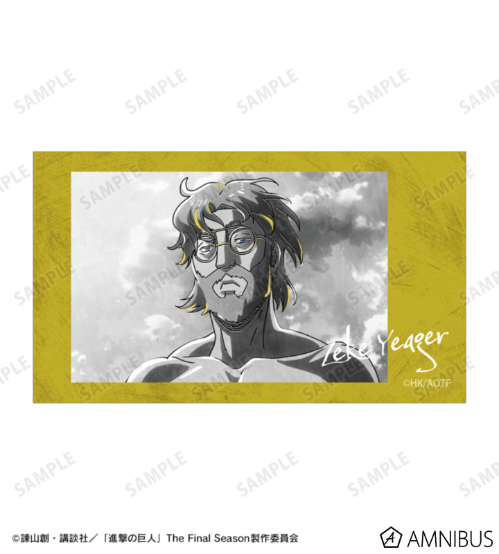 Attack on Titan Ani-Art BLACK LABEL Vol. 3 - Two-Piece Ani-Frame Card Sets Zeke Yeager, official product view 3