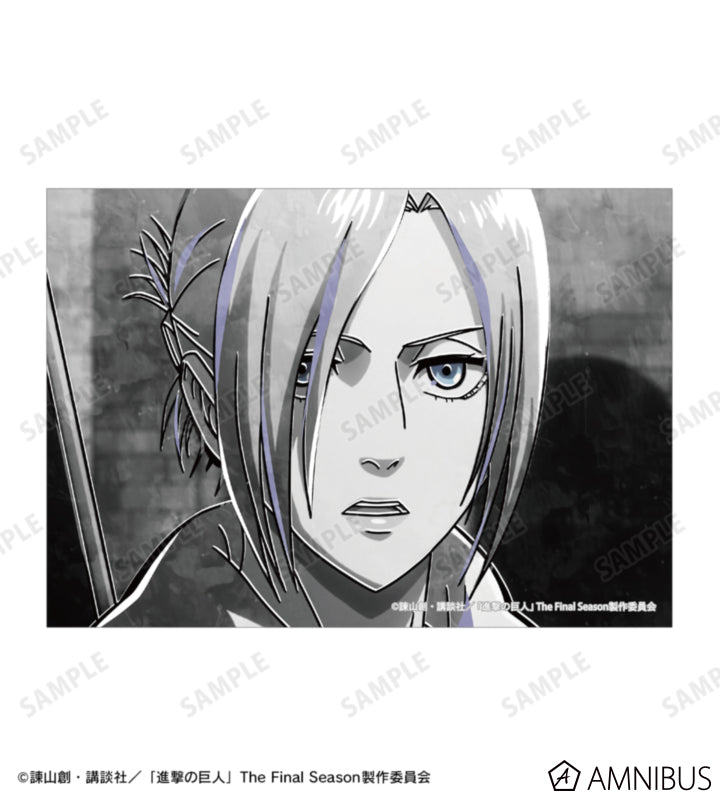 Attack on Titan Ani-Art BLACK LABEL Vol. 3 - Two-Piece Bromide Print Sets Annie Leonhart, official product view 2