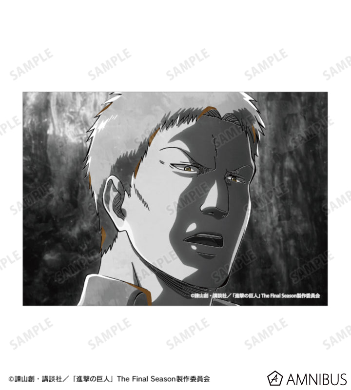 Attack on Titan Ani-Art BLACK LABEL Vol. 3 - Two-Piece Bromide Print Sets Reiner Braun, official product view 2