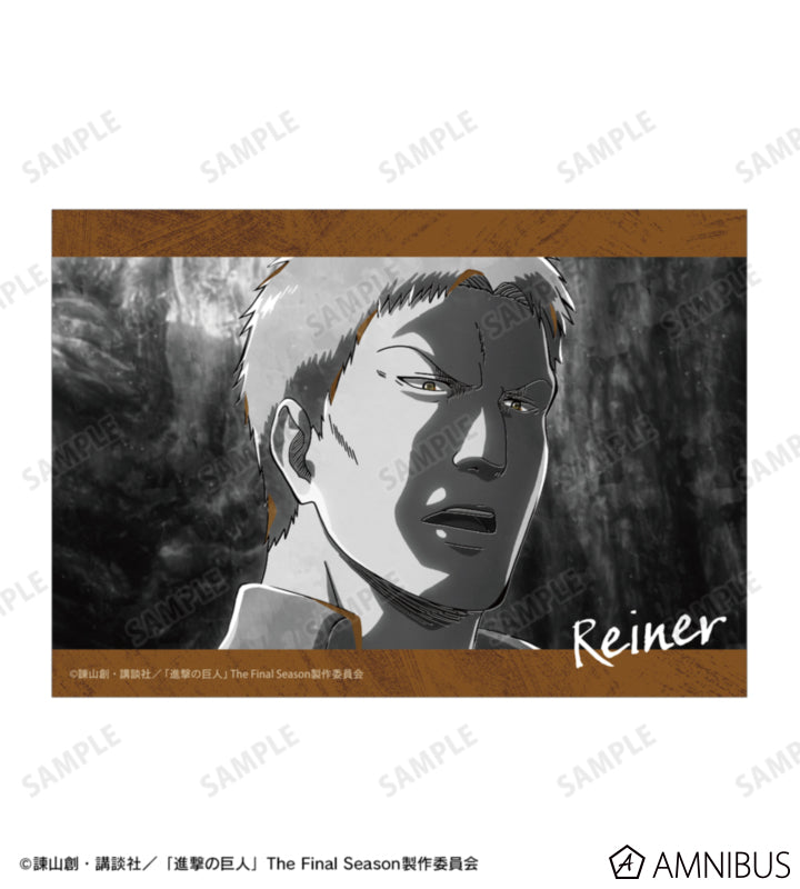 Attack on Titan Ani-Art BLACK LABEL Vol. 3 - Two-Piece Bromide Print Sets Reiner Braun, official product view 3