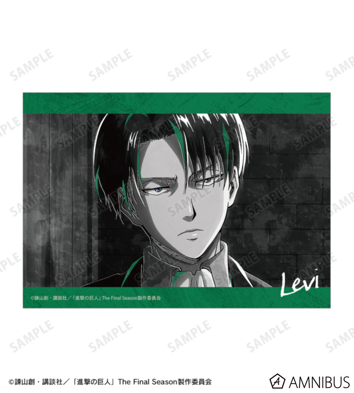 Attack on Titan Ani-Art BLACK LABEL Vol. 3 - Two-Piece Bromide Print Sets Levi Ackerman, official product view 3