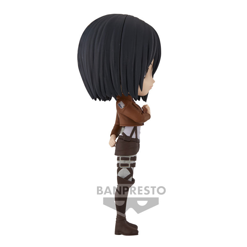 ATTACK ON TITAN FIGURE - QPOSKET - MIKASA ACKERMAN (A)