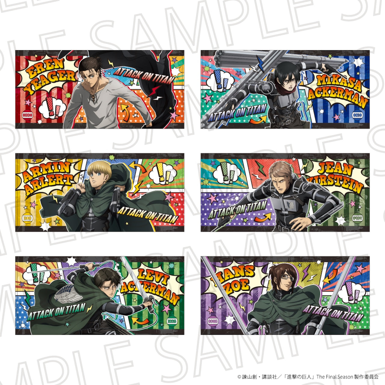 Attack on Titan - BIG Character Towels – JumpIchiban
