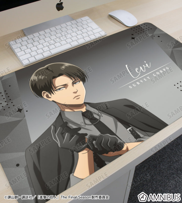 Attack on Titan Harness Style Ver. - Desk Mats Levi Ackerman, official product view 2