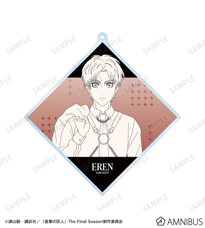 Attack on Titan Harness Style Ver. - Double-Sided BIG Acrylic Keychains Eren Yeager, official product view 3