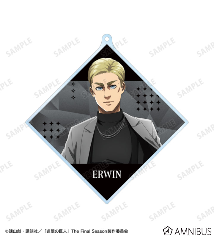 Attack on Titan Harness Style Ver. - Double-Sided BIG Acrylic Keychains Erwin Smith, official product view 2