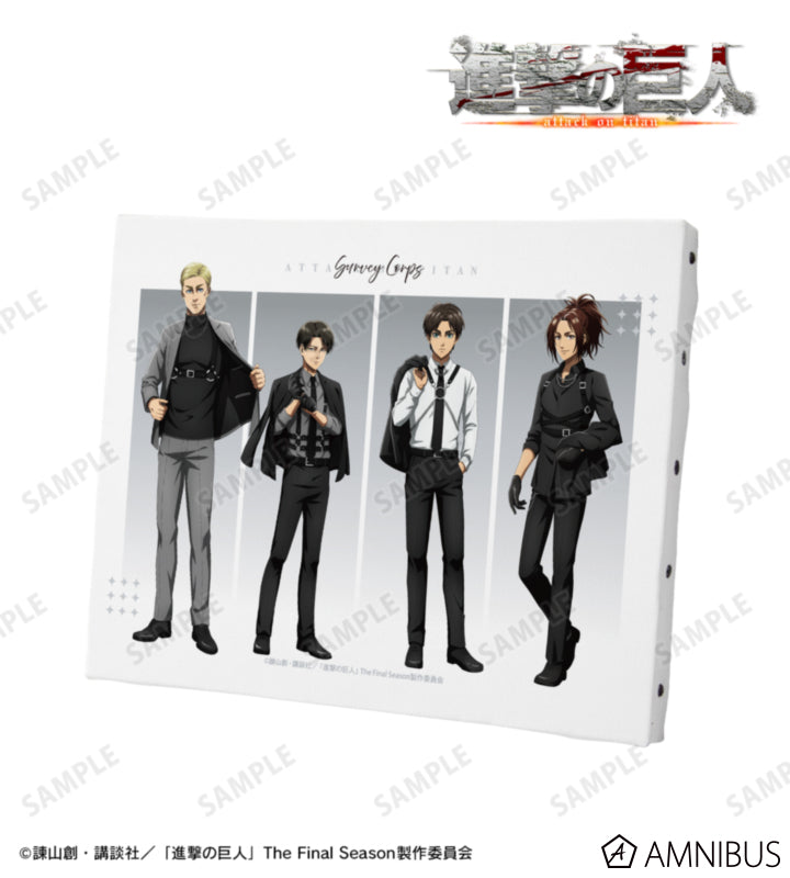 Attack on Titan Harness Style Ver. - F0 Canvas Boards Group Illustration, official product view 1