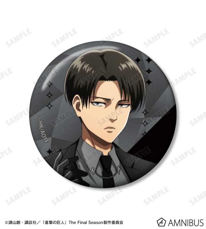 Attack on Titan Harness Style Ver. - Two-Piece Badge Sets Levi Ackerman, official product view 2