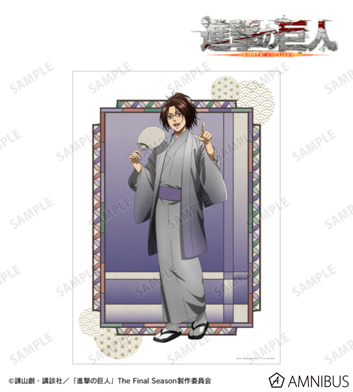 Attack on Titan Kimono Ver. A3 Matte Posters - Hange Zoe, official view 1