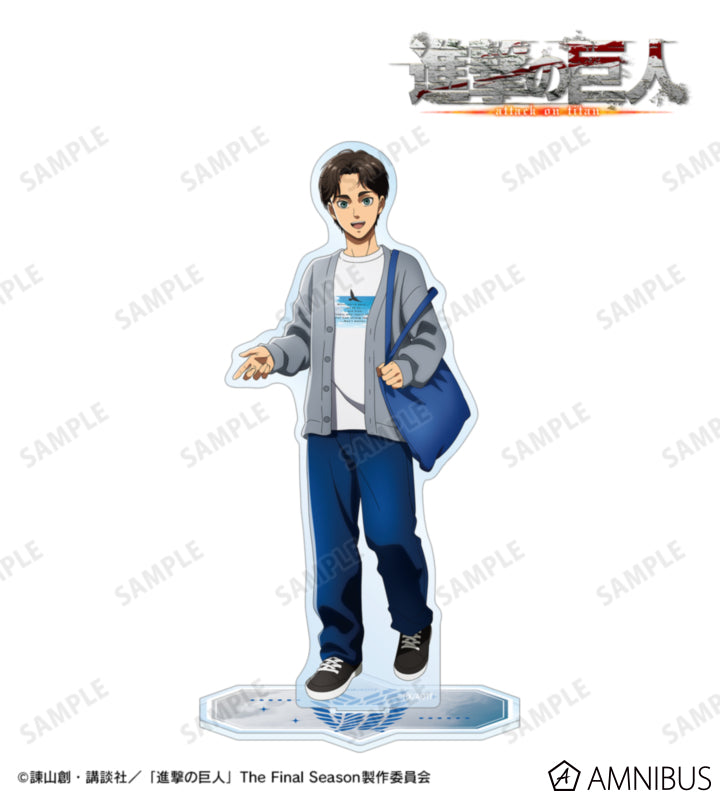 Attack on Titan Similar Look Ver. Vol. 2 - BIG Acrylic Stands Eren Yeager, official product view 1