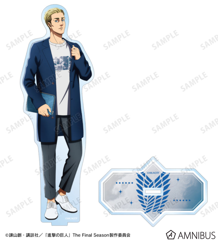 Attack on Titan Similar Look Ver. Vol. 2 - BIG Acrylic Stands Erwin Smith, official product view 2