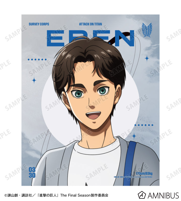 Attack on Titan Similar Look Ver. Vol. 2 - F3 Canvas Boards Eren Yeager, official product view 2