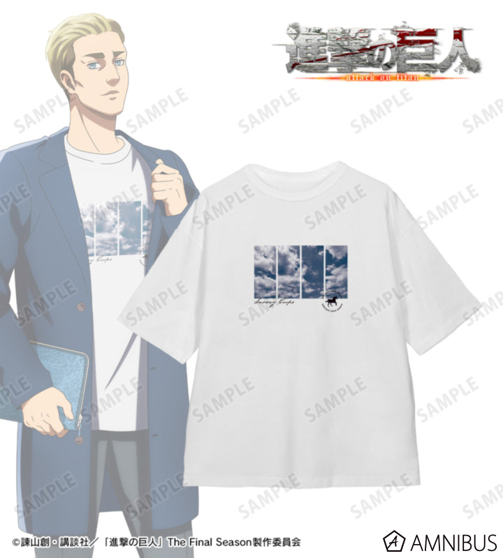 Attack on Titan Similar Look Ver. Vol. 2 - Replica BIG Silhouette Unisex T-Shirt Erwin Smith Erwin Smith, official product view 1