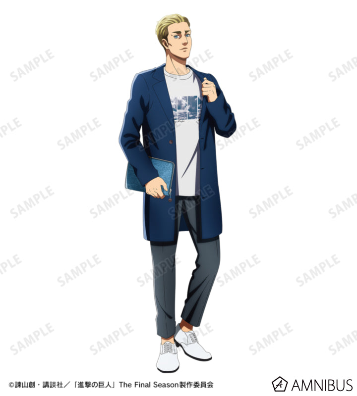 Attack on Titan Similar Look Ver. Vol. 2 - Replica BIG Silhouette Unisex T-Shirt Erwin Smith Erwin Smith, official product view 5