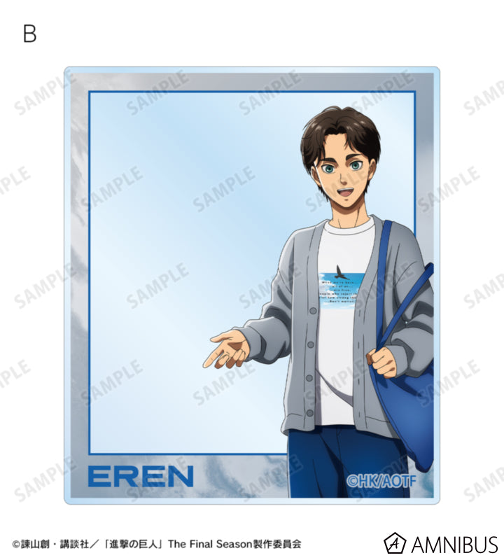 Attack on Titan Similar Look Ver. Vol. 2 - Two-Piece Acrylic Card Sets Eren Yeager, official product view 3