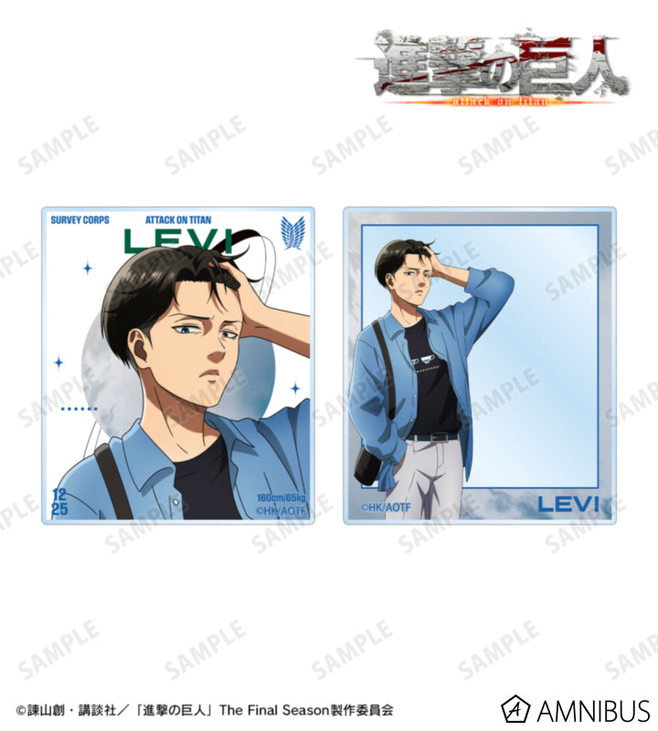 Attack on Titan Similar Look Ver. Vol. 2 - Two-Piece Acrylic Card Sets Levi Ackerman, official product view 1