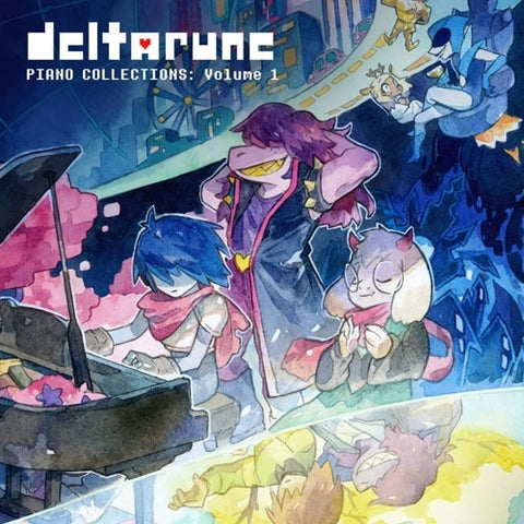 Deltarune Piano Collections Vol.1 - Black Vinyl 2LP - cover artwork