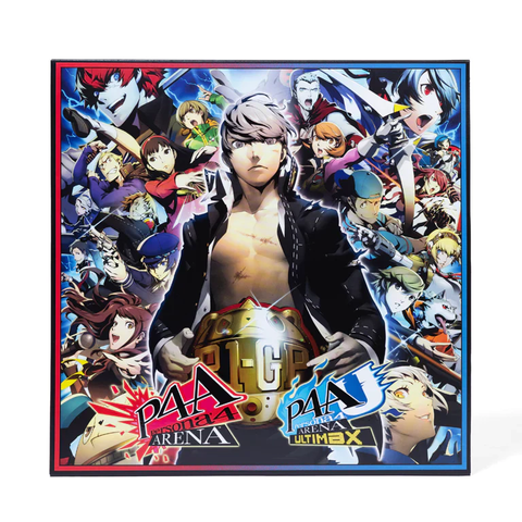 Persona 4 Arena & Arena Ultimax - Soundtrack Splatter 3LP - cover