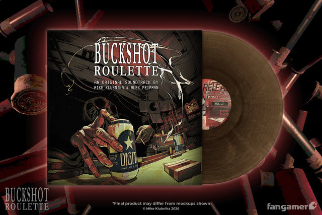 Buckshot Roulette - Original Soundtrack Clear Smoke Vinyl LP - cover artwork