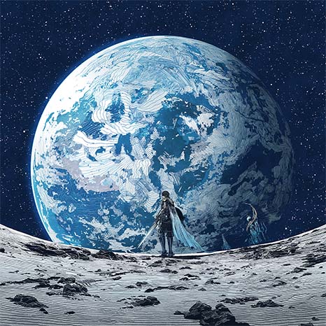 Final Fantasy XIV - Endwalker 7-inch Vinyl Single - cover