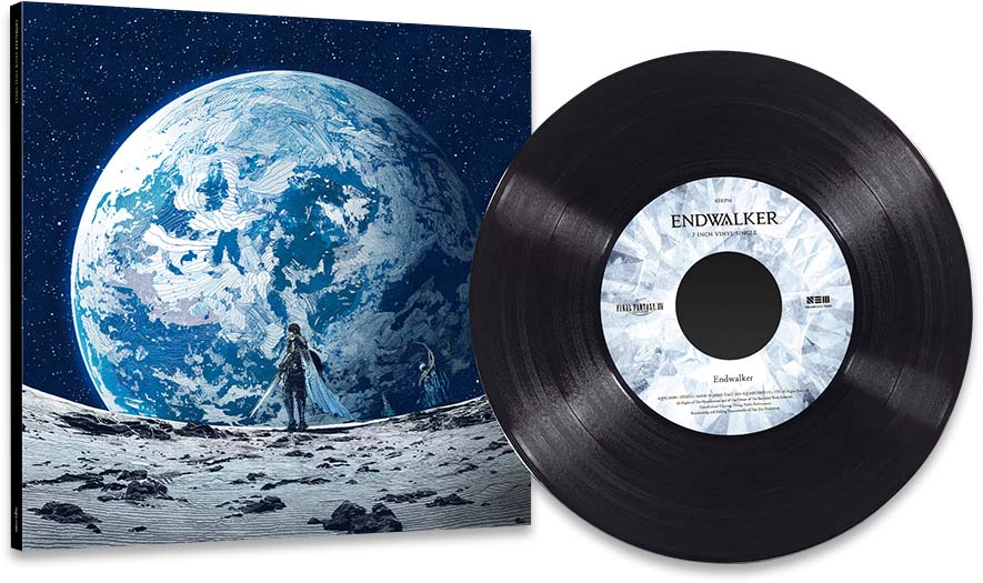 Final Fantasy XIV - Endwalker 7-inch Vinyl Single - record and sleeve