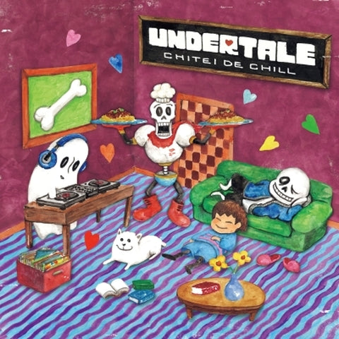 Undertale - Chitei de Chill Arrangement Album Vinyl 2LP - cover artwork