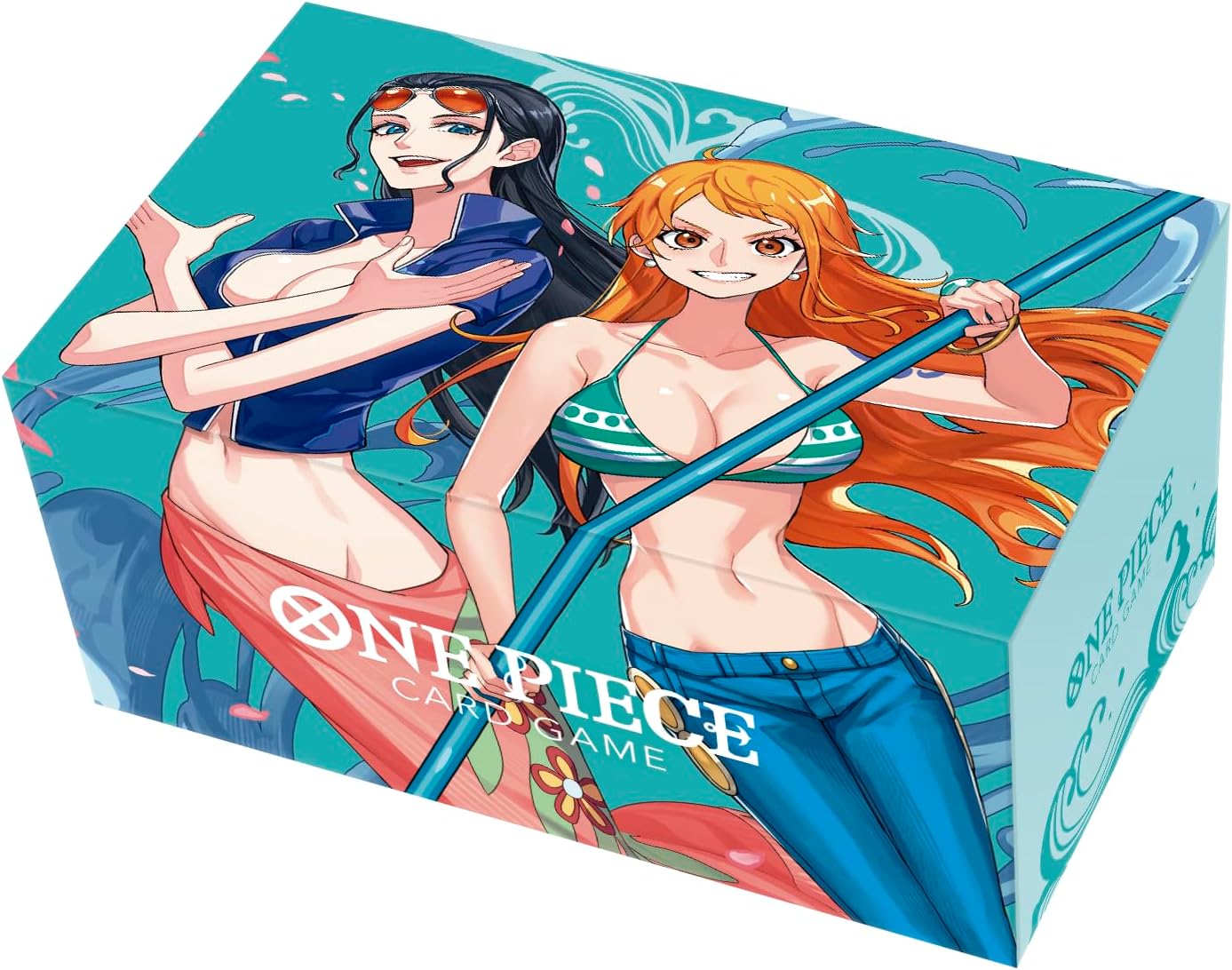 BANDAI ONE PIECE CARD GAME OFFICIAL STORAGE BOX - NAMI & ROBIN