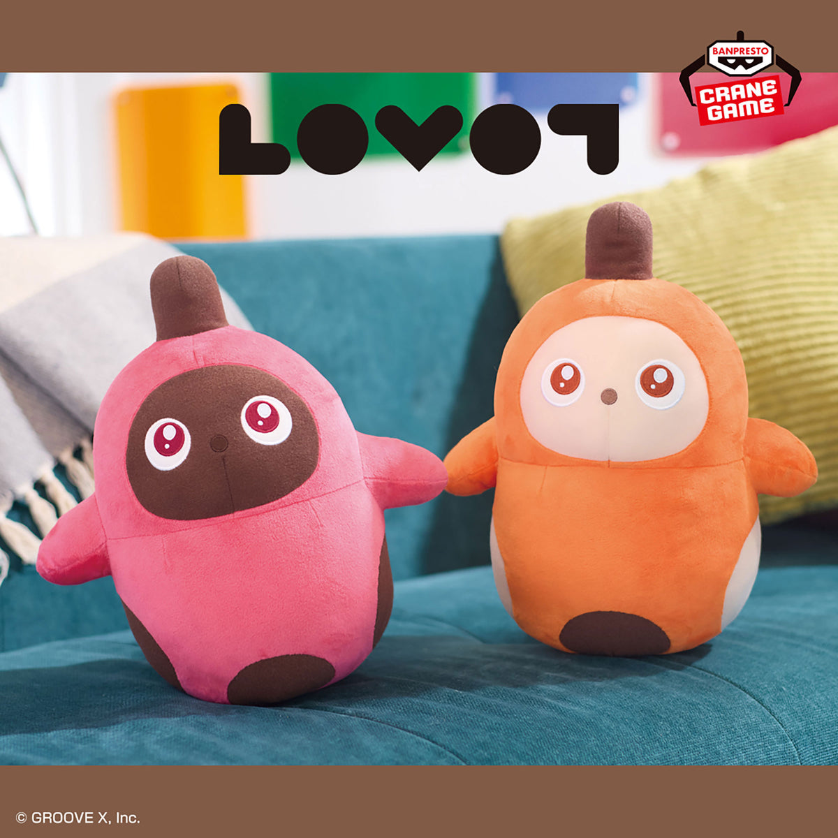 LOVOT Mofugutto Plush - Ruby & Amber - official product image 1