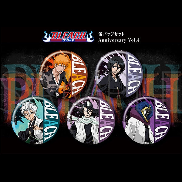 Bleach Anniversary Badge Set Vol.4 – Complete Set Of 5 Types – product view 1