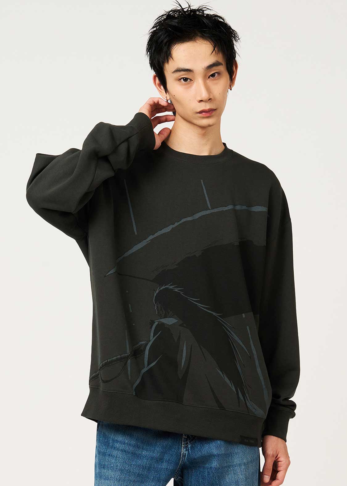 Bleach Graniph kenpachi nozarashi oversized sweatshirt - view 7