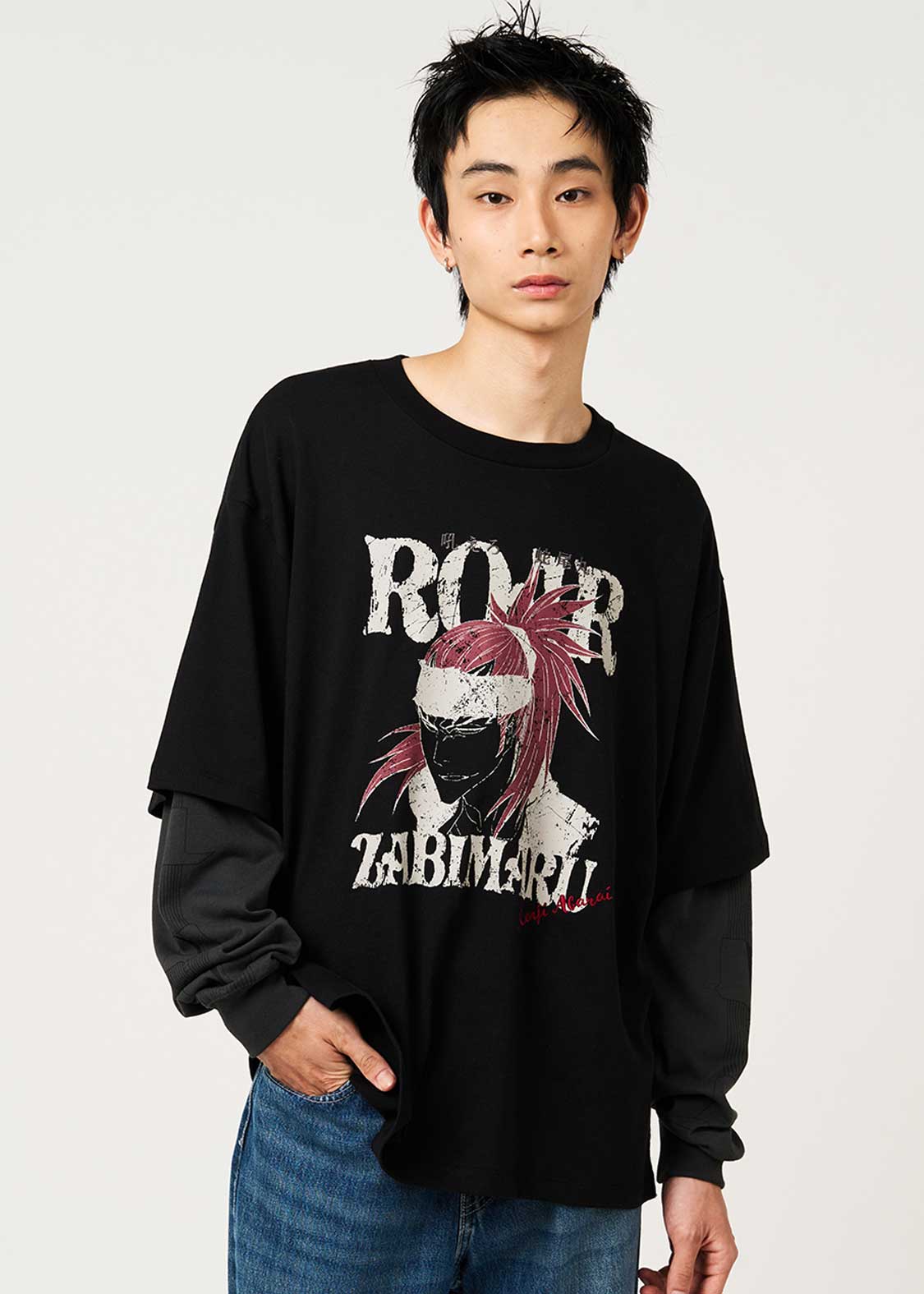 Bleach Graniph renji zabimaru layered long sleeve t shirt - view 7