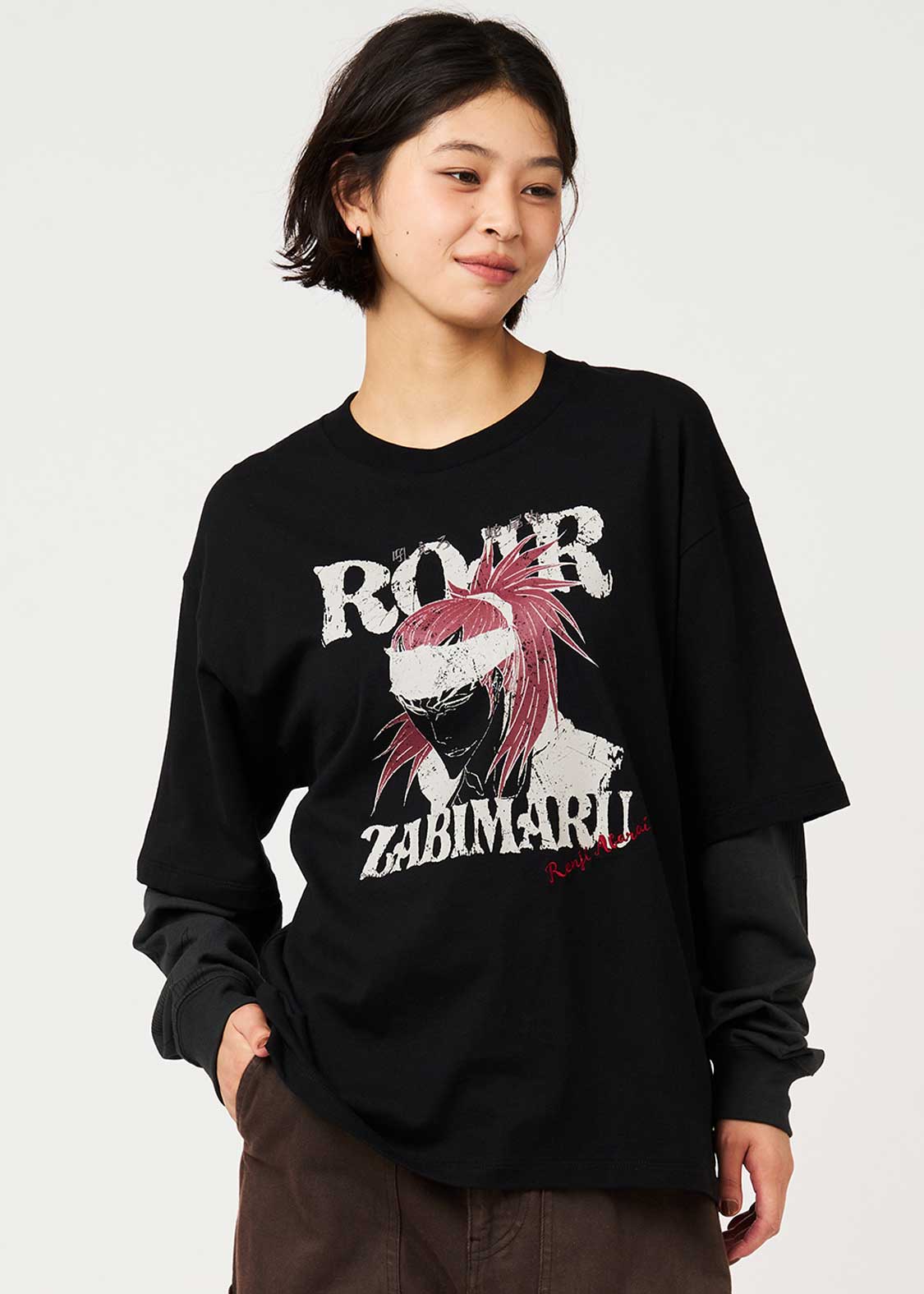 Bleach Graniph renji zabimaru layered long sleeve t shirt - view 9