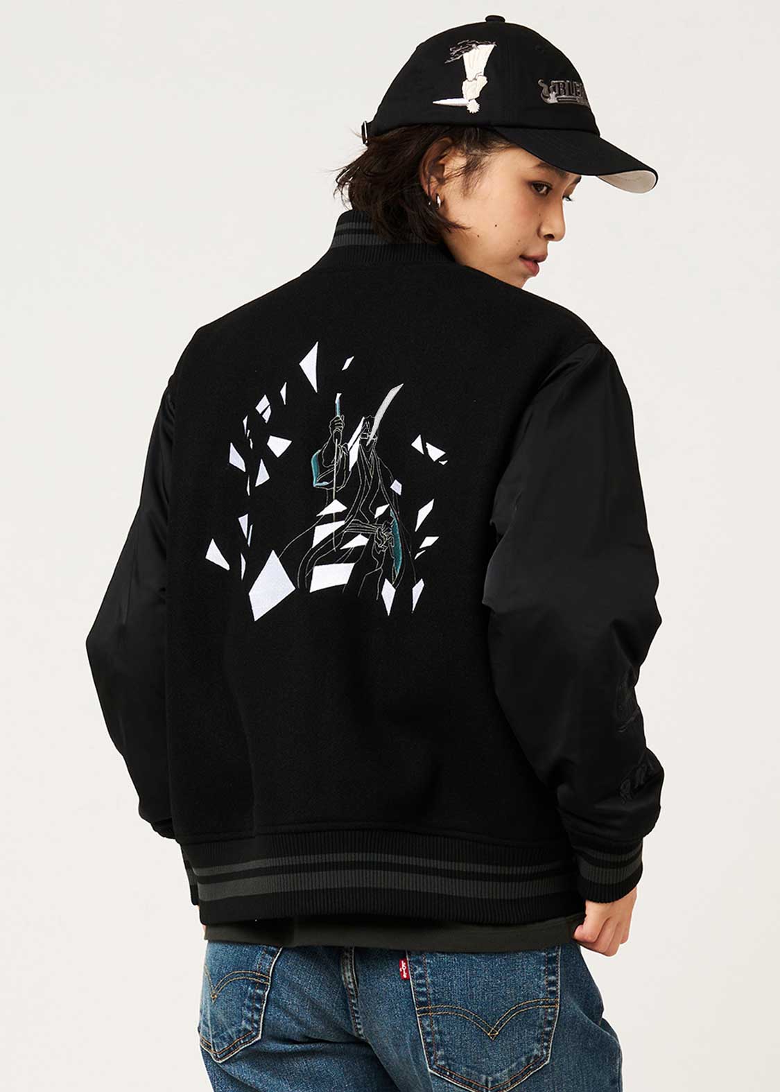Bleach Graniph sosuke aizen kyoka suigetsu stadium jacket - view 9