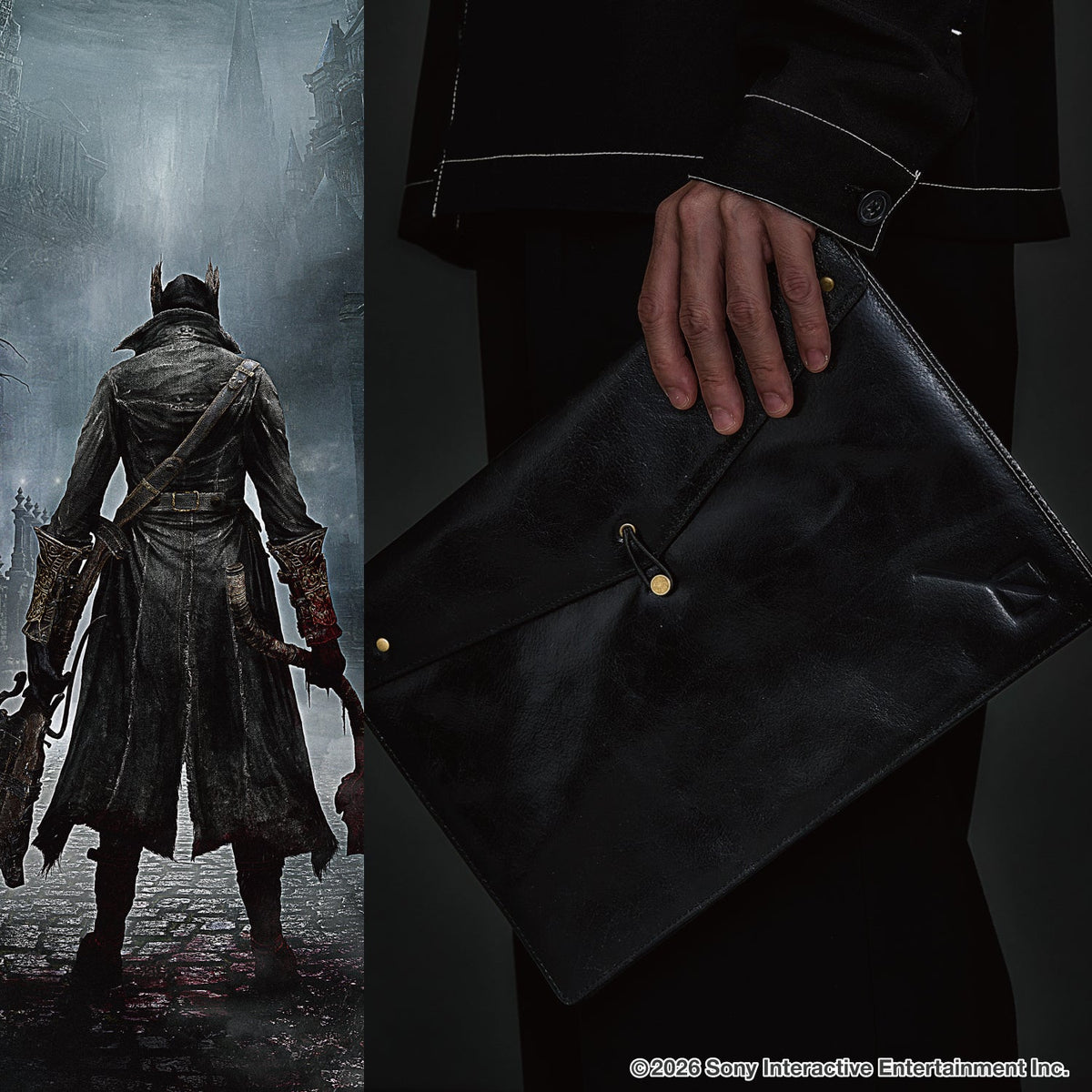 Bloodborne SuperGroupies Hunter 13-Inch Laptop Case / A4 Pouch — official product view 1