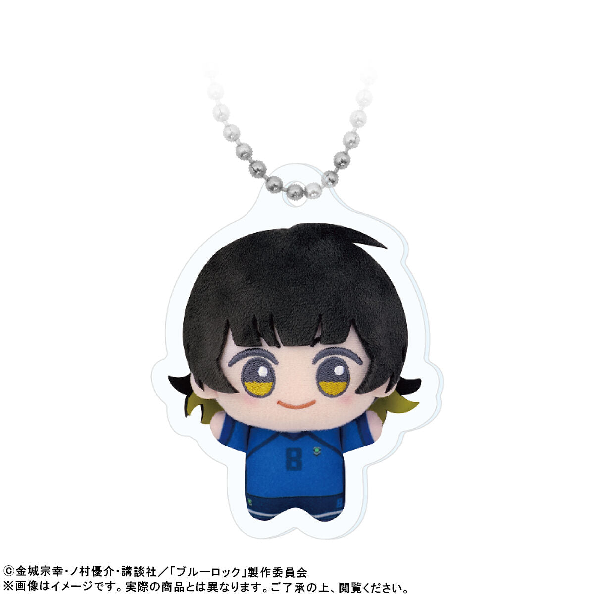 Blue Lock Chibigurumi Photo Acrylic Keychains Meguru Bachira Uniform Ver.