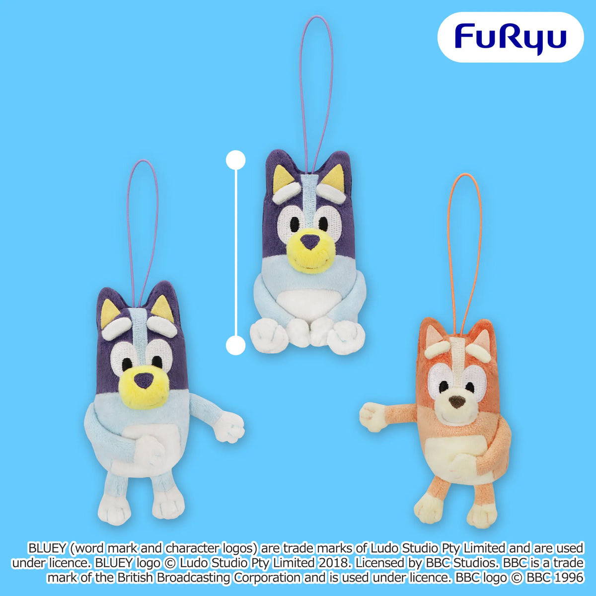 Bluey - Various Poses Mascots complete set of 3 designs