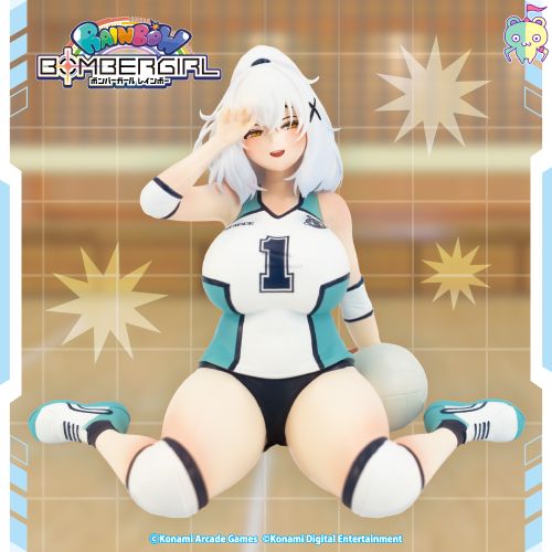 Shiroe Deskuputto figure from Bombergirl Rainbow