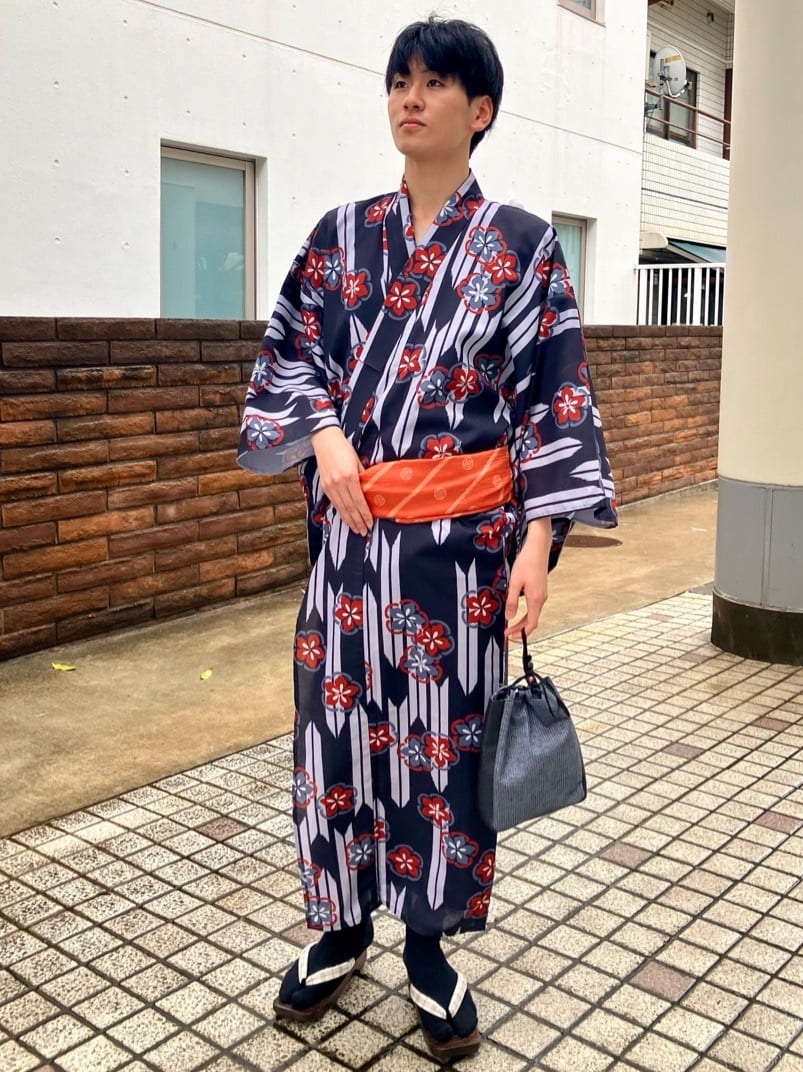 Jujutsu Kaisen Hidden Inventory / Prematured Death Furifu Men's Yukata + Heko Obi Set - Yuji Itadori