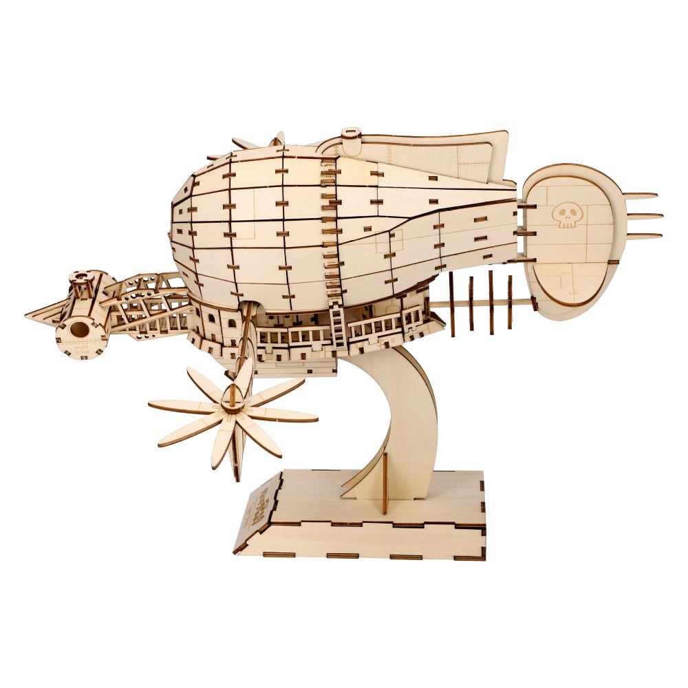 Castle in the Sky ki-gu-mi Wooden Model - Tiger Moth - official view 10