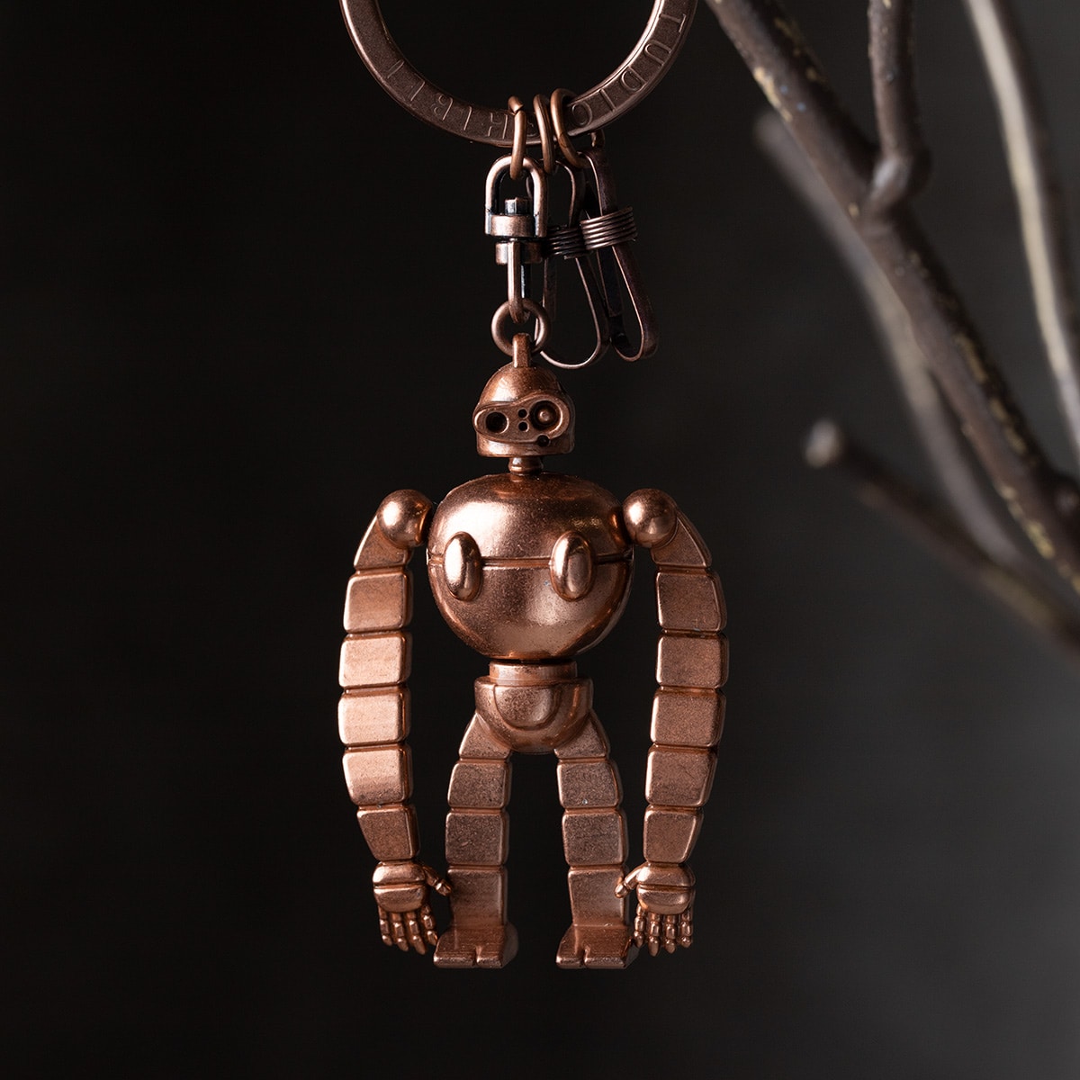 Castle in the Sky Robot Soldier Articulated Metal Keyring - official view 1