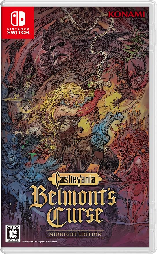 Castlevania: Belmont’s Curse - Midnight Edition - Nintendo Switch - Japanese edition packaging