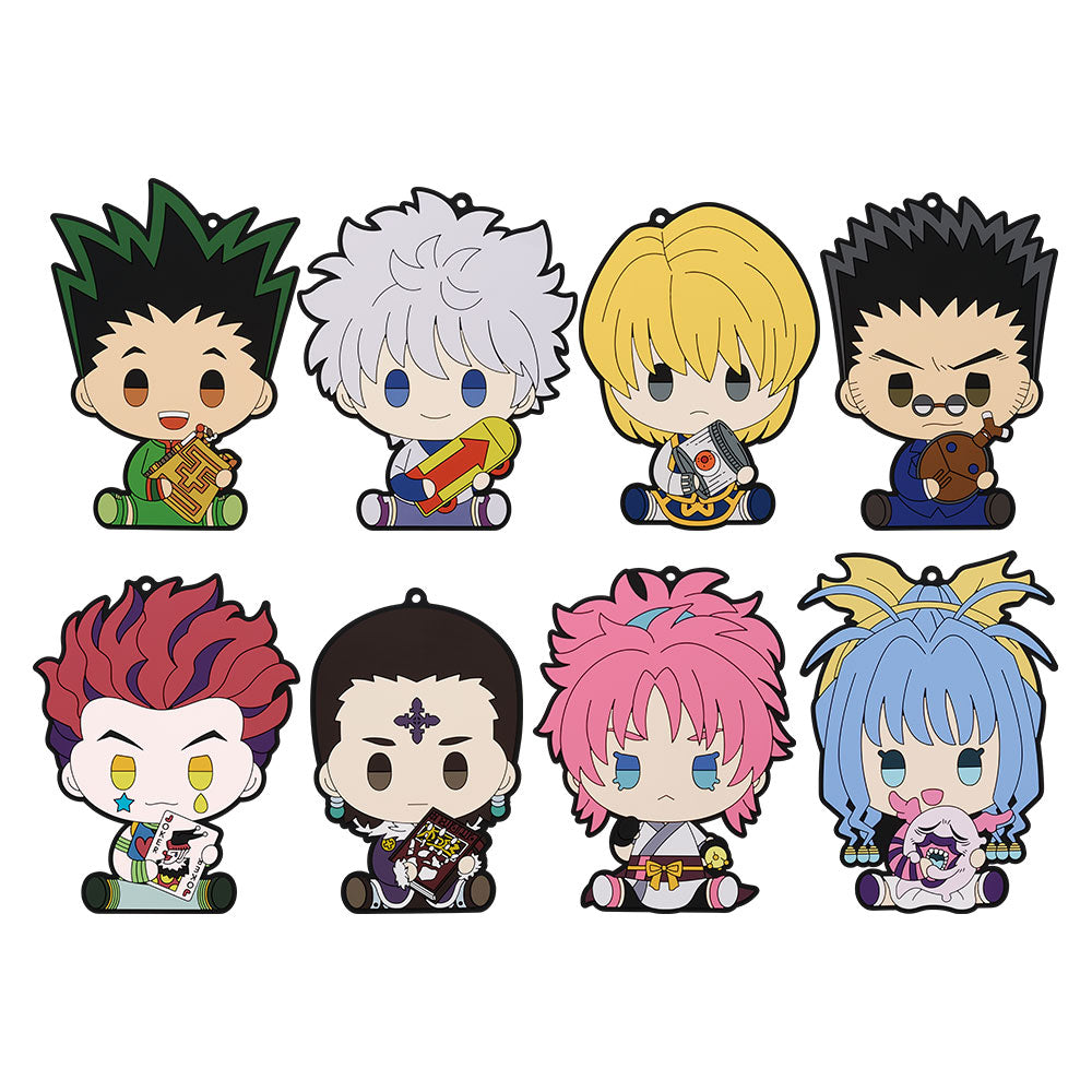 HUNTER×HUNTER ICHIBAN KUJI - REVENGE OF SCARLET - F PRIZE -RUBBER COASTER FULL SET 8 Pcs